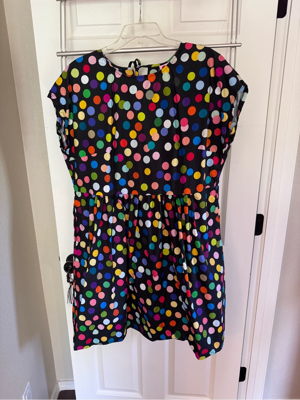made590 Polka Dot Knee-Length Dress in Multicolor